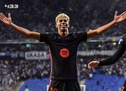九游APP:国内三冠王！巴萨2-0击败西班牙人，提前两轮捧起西甲联赛冠军